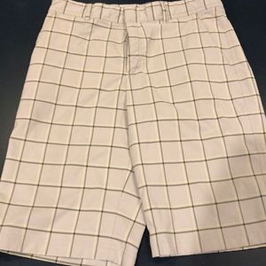 Kids grey Nike golf shorts